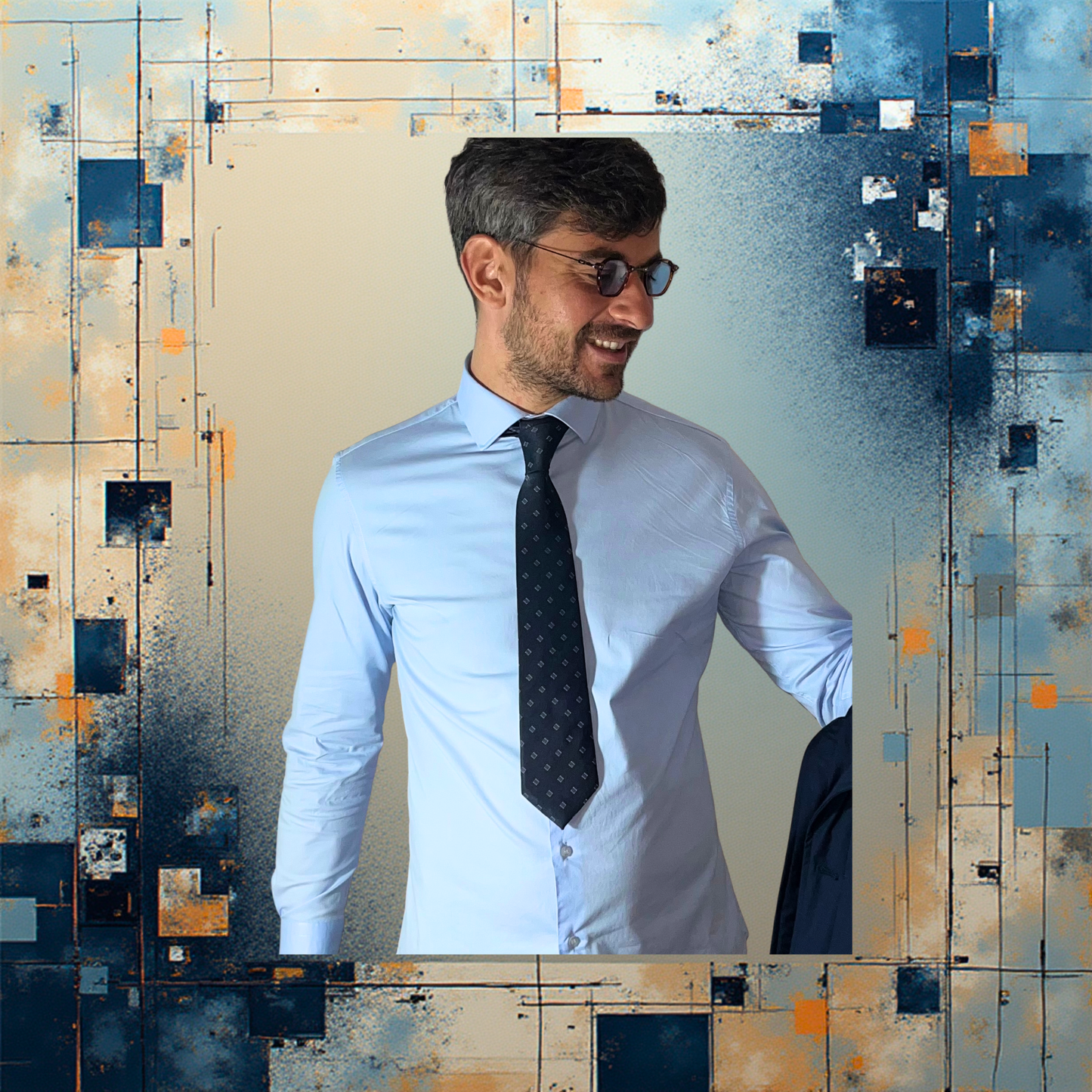 Camicia Slim New Gersi Azzurra & Bianca