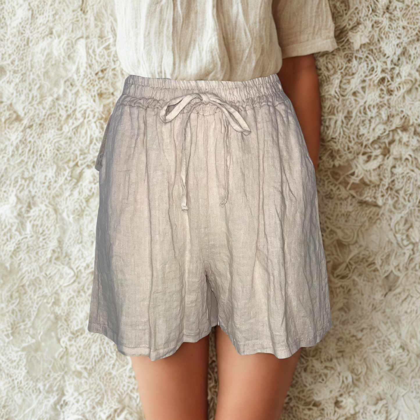 Bermuda Donna in Puro Lino – Freschezza ed Eleganza Naturale
