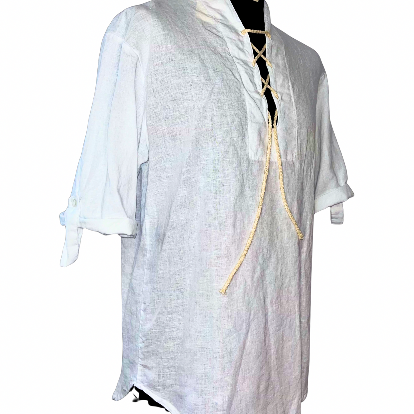 Camicia Puro Lino New Gersi Ngs1 White