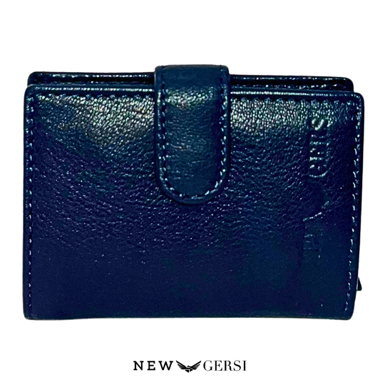 Portafoglio Uomo Pelle con Portacarte RFID Alluminio | NEW GERSI