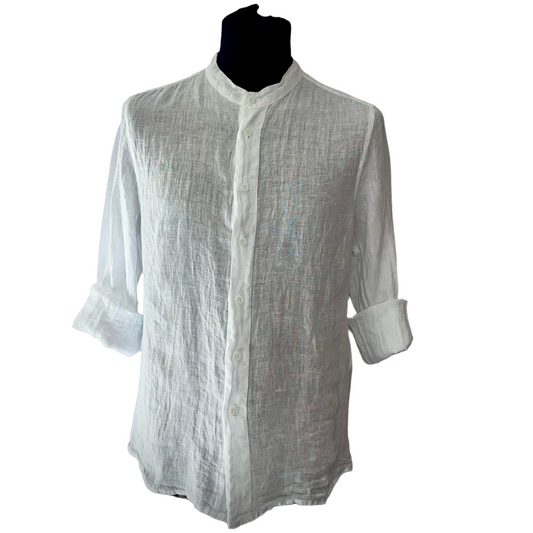 Camicia Coreana Lino New Gersi Ngs1