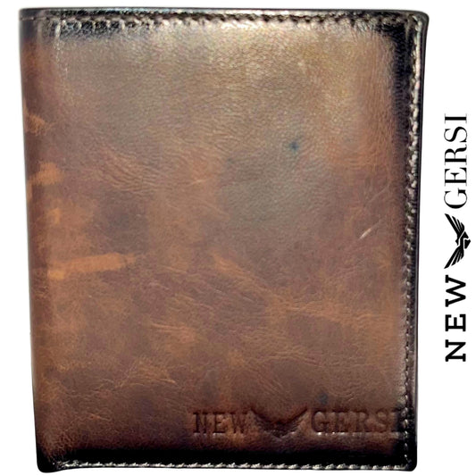 Portafoglio Porta Carte in Vera Pelle - Slim & Elegante