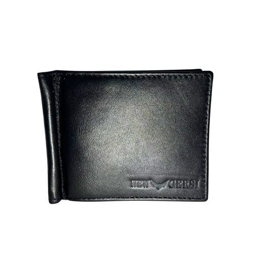 Portafoglio compatto in pelle 