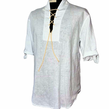 Camicia Puro Lino New Gersi Ngs1 White
