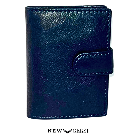 Portafoglio Uomo Pelle con Portacarte RFID Alluminio | NEW GERSI