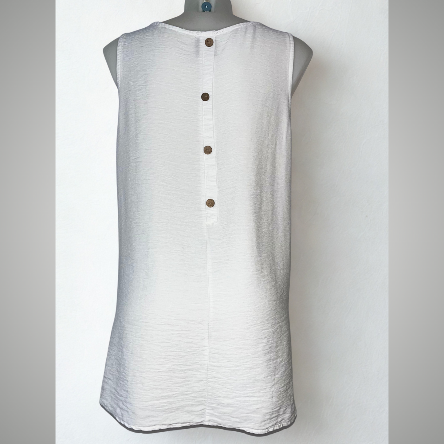 T-shirt Donna Senza Maniche a Vestibilità Comoda – 2 Colori