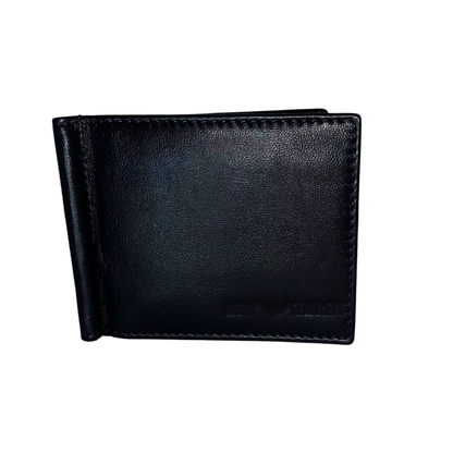 Portafoglio compatto in pelle 