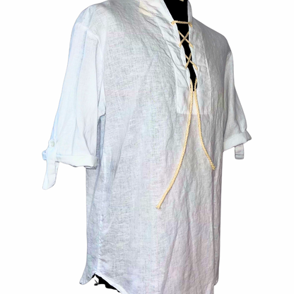 Camicia Puro Lino New Gersi Ngs1 White